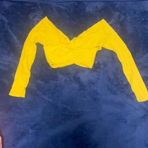 Off the shoulder crop top